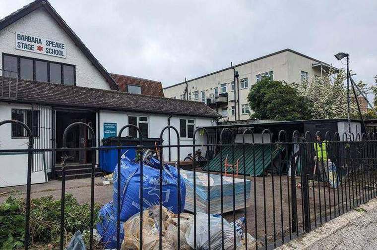 Barbara Speake Stage School before demolition