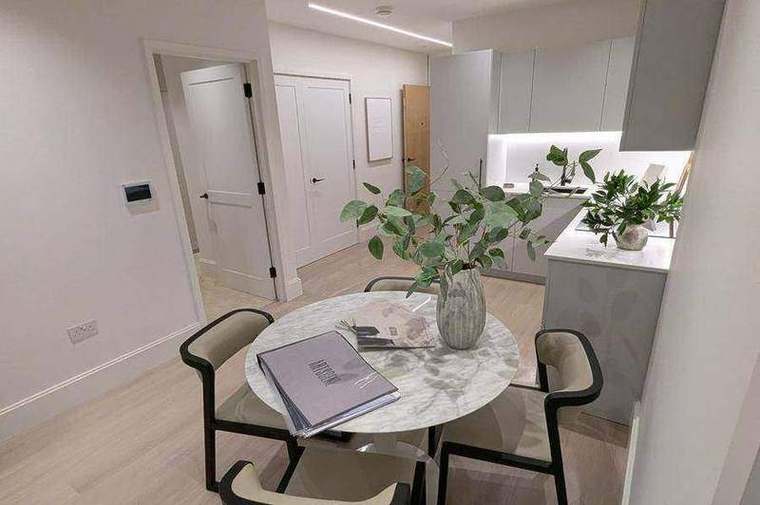 Completed apartment interior