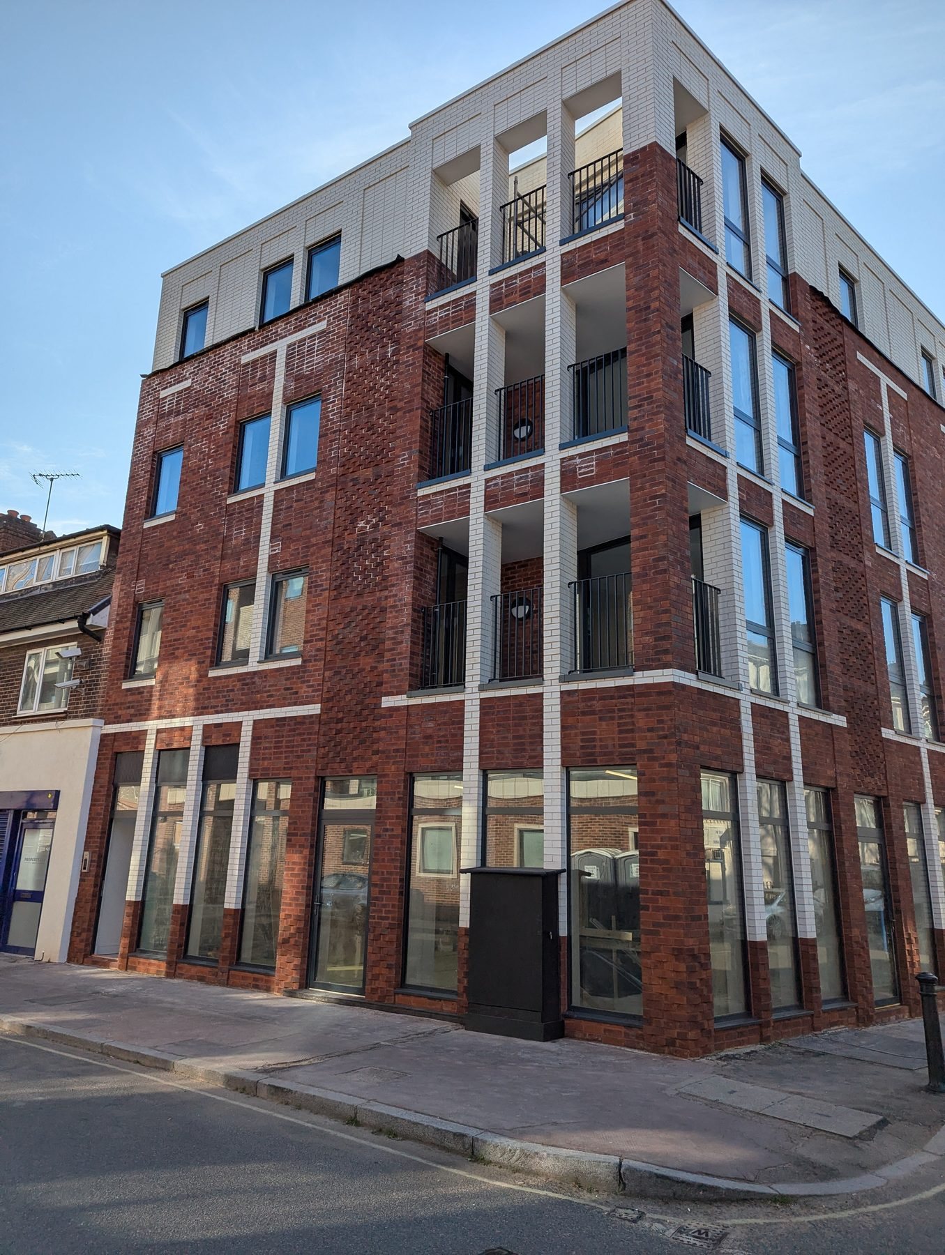 Albion Street, London — completed mixed-use building by Wislak Ltd, seen from the street