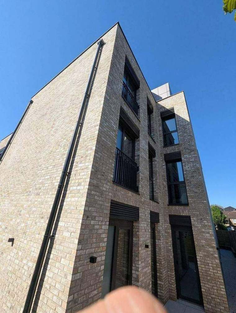 Completed elevation at Artscene, East Acton